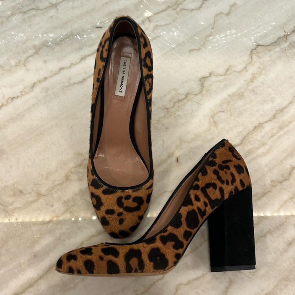 Tabitha Simmons leopard pump